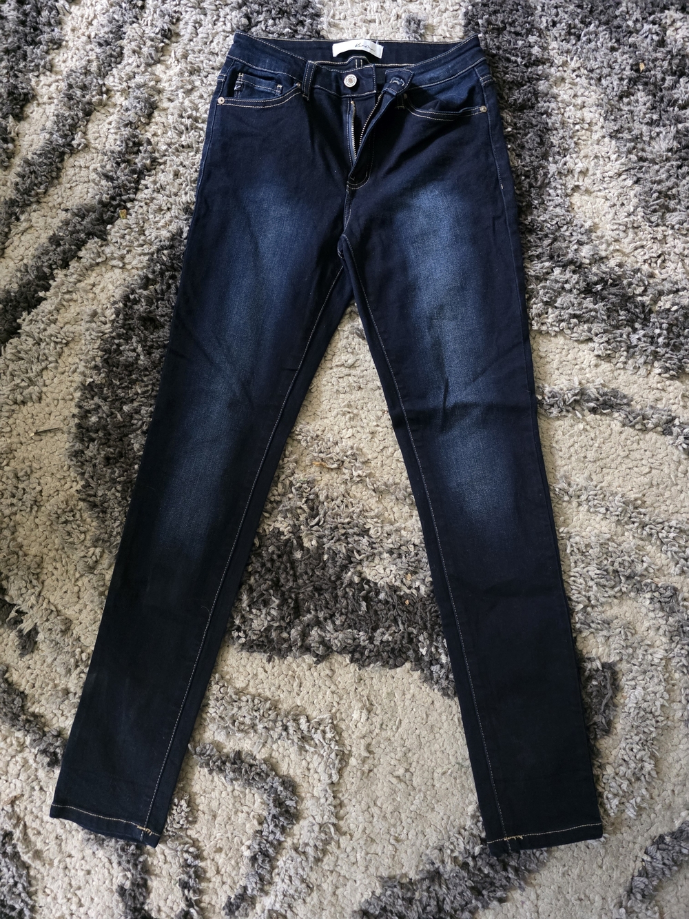 KanCan Dark Blue High-Rise Skinny Jeans
